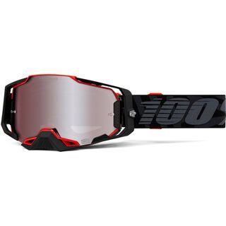 100% Armega Renen X 100% - Limited Edition - HiPER Silver Mirror black/red/zebra