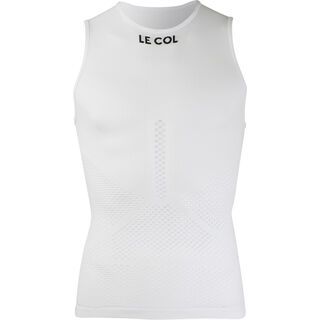 Le Col Unisex Pro Mesh Sleeveless Base Layer white