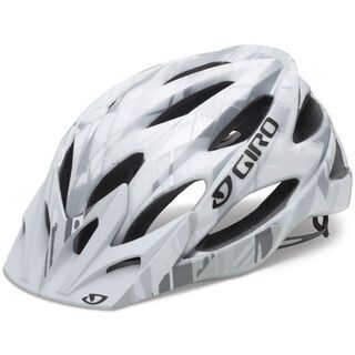 Giro XAR, matte white/gray bars - Fahrradhelm