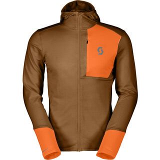 Scott Defined Light Men's Hoody bread brown/flash orange