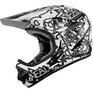 ONeal Fury Fidlock DH Helmet JUNGLE, weiss/schwarz - Fahrradhelm