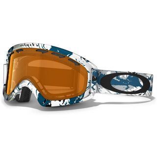Oakley O2 XS, Brushstroke Blue/Persimmon - Skibrille
