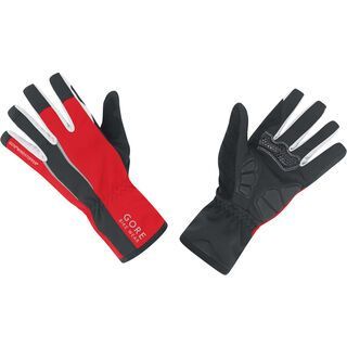 Gore Bike Wear Power Windstopper SO Gloves, black/red - Fahrradhandschuhe