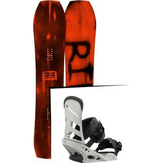 Set: Ride Warpig Large 2017 + Burton Mission 2017, gnarly sheen - Snowboardset