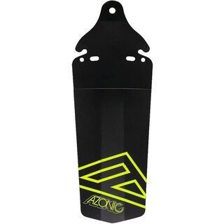 Azonic Splatter Saddle Fender, black/neon yellow - Schutzblech