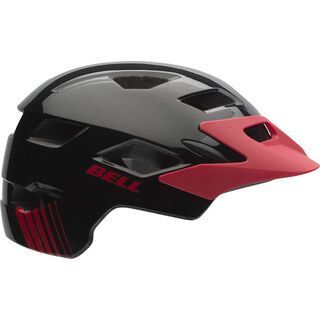 Bell Sidetrack Youth, black red echo - Fahrradhelm