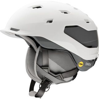 Smith Quantum MIPS, matte white charcoal - Snowboardhelm