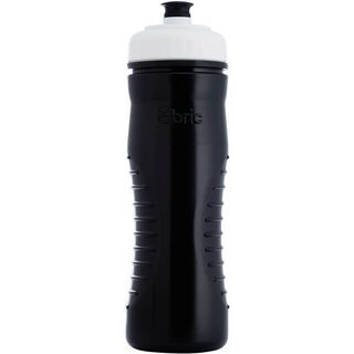 Fabric Insulated Cageless Waterbottle 525 ml, black/white - Trinkflasche