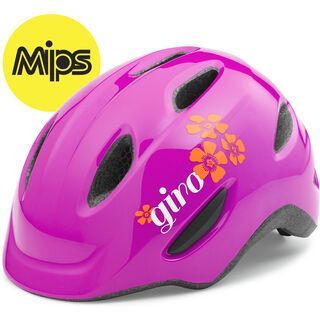 Giro Scamp MIPS, magenta flowers - Fahrradhelm