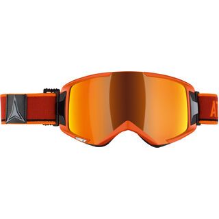 Atomic SAVOR3 M inkl. X-Lens Wechselscheibe, black/Lens: mid red, orange - Skibrille