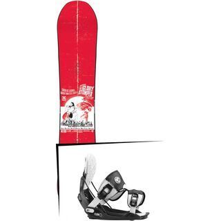 Set: Nitro Glory Stomper 2015 + Flow Five 2016, stormtrooper - Snowboardset