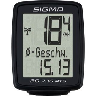 Sigma BC 7.16 ATS, schwarz - Fahrradcomputer