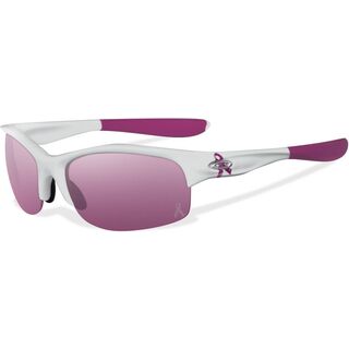 Oakley Commit Squared Breast Cancer Collection, Polished White/G20 Black Iridium - Sportbrille