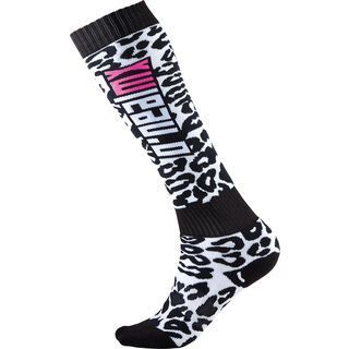 ONeal Pro MX Socks Wild, black/white/pink - Radsocken
