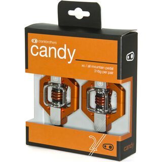 Crank Brothers Candy 2 Hangtag Version, orange - Pedale