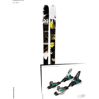 K2 SKI Set: Annex 98 2014 + Marker Jester Schizo 16.0