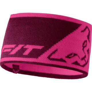 Dynafit Leopard Logo Headband flamingo
