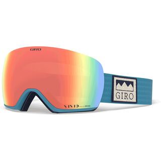 Giro Lusi inkl. WS, powder blue alps/Lens: vivid royal - Skibrille