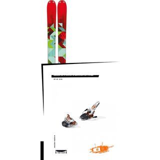 Set: K2 Domain 2016 + Marker Jester 16 09/10, White/Copper - Skiset