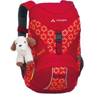 Vaude Ayla 6, red/mandarine print - Rucksack