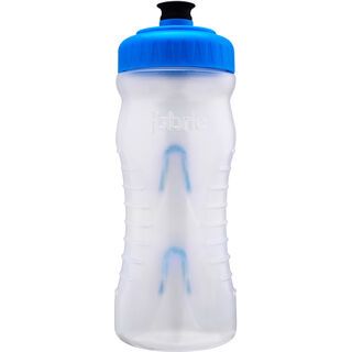 Fabric Cageless Waterbottle 600 ml, clear/blue - Trinkflasche