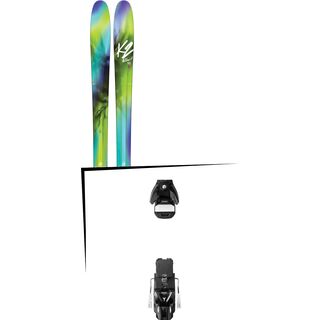 Set: K2 SKI Fulluvit 95 2017 + Atomic STH 13 WTR 100 mm, black/gun metal - Skiset