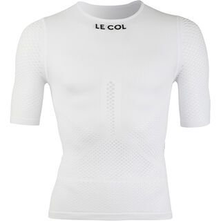 Le Col Unisex Pro Mesh Short Sleeve Base Layer white