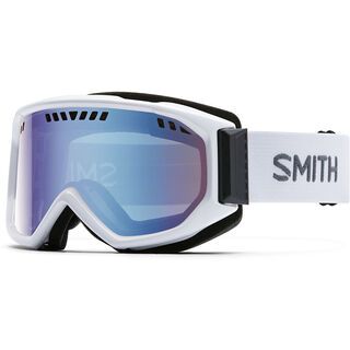 Smith Scope, white/blue sensor mirror - Skibrille