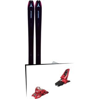 Set: Atomic Backland 85 W + Hybrid Skin 85 2019 + Marker Squire 11 ID red