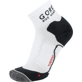 Gore Bike Wear Countdown Thermo Socken, white/black - Radsocken