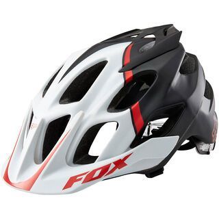 Fox Flux Helmet, black/red - Fahrradhelm