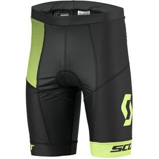 Scott Plasma w/Pad Shorts, black/yellow - Radhose