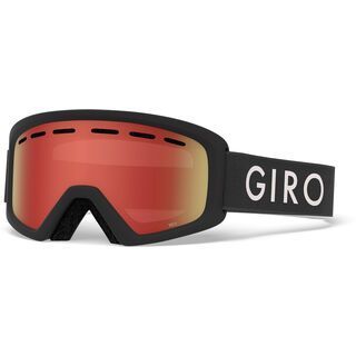 Giro Rev, black zoom/Lens: amber scarlet - Skibrille
