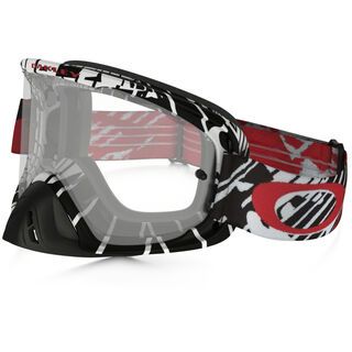 Oakley O2 MX, skull rushmore red/Lens: clear - MX Brille