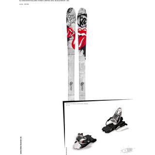 K2 SKI Set: Sideshow Rolling Stones Limited 2013 + Marker Free Ten