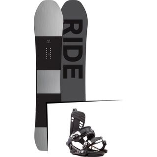 Set: Ride Timeless 2017 + K2 Cinch CTX 2017, black - Snowboardset