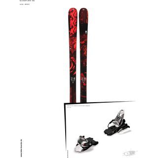 K2 SKI Set: Sight 2014 + Marker Free Ten