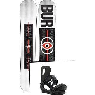 Set: Burton Process Flying V Wide 2019 + Burton Cartel black matte