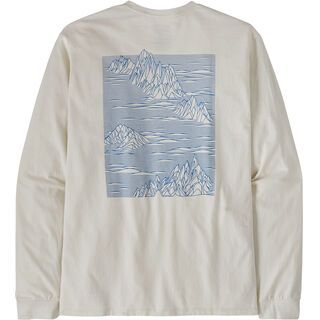 Patagonia Long-Sleeved Strataspire Responsibili-Tee birch white