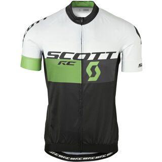 Scott RC Pro s/sl Shirt, black/green - Radtrikot
