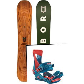 Set: Arbor Formula Premium Mid Wide 2017 + Nitro Zero 2017, blue - Snowboardset