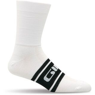 Giro Coolmax High-Rise, white/black clean - Radsocken