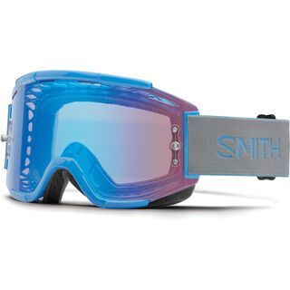 Smith Squad MTB inkl. Wechselscheibe, french blue/Lens: contrast rose flash - MX Brille