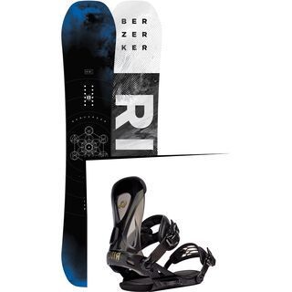 Set: Ride Berzerker 2017 + Ride Revolt 2016, black - Snowboardset