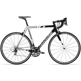 Cannondale CAAD 10 5 105 Triple 2013, brushed aluminum w/ jet black and magnesium white accents gloss - Rennrad