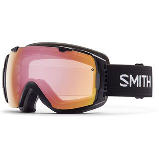 Smith I/O Photochromatisch + Spare Lens, black/red sensor mirror - Skibrille