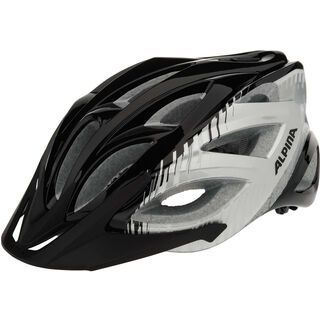 Alpina Skid 2.0, black-silver-white - Fahrradhelm
