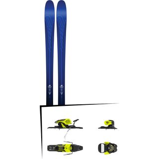 Set: K2 SKI Pinnacle 88 2017 + Salomon Warden 11 90 mm, yellow black - Skiset
