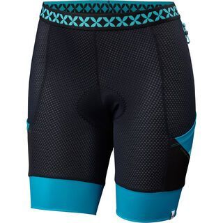 Specialized Women's Mountain Liner Short Swat, black/turquoise - Radhose