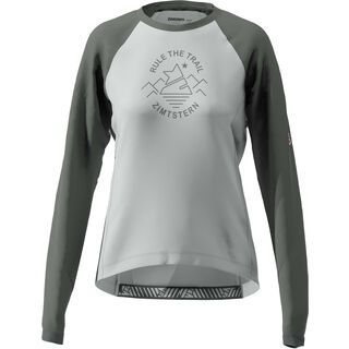 Zimtstern PureFlowz Shirt LS Women's, grey/gun metal/blush - Radtrikot